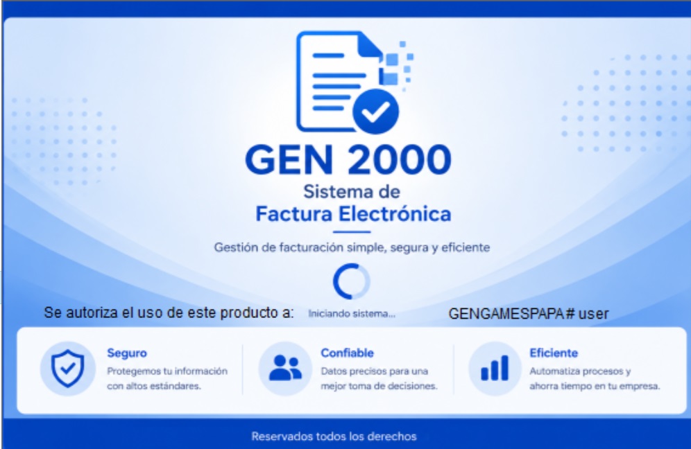 Facturación Electrónica Gen 2000